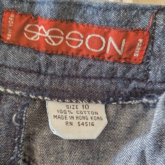 Sasson Cotton jean  Shorts size 10‎ - Picture 6 of 8